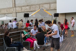 TERRASSE DU WANDERLUST, CITE DE LA MODE ET DU DESIGN, LES DOCKS, 13EME ARRONDISSEMENT, PARIS, FRANCE 