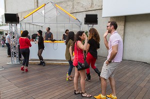 TERRASSE DU WANDERLUST, CITE DE LA MODE ET DU DESIGN, LES DOCKS, 13EME ARRONDISSEMENT, PARIS, FRANCE 