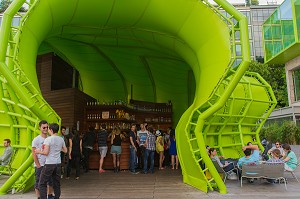 BAR DU WANDERLUST, CITE DE LA MODE ET DU DESIGN, LES DOCKS, 13EME ARRONDISSEMENT, PARIS, FRANCE 