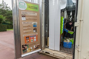 CEDRIC PECHARD INGENIEUR AGRONOME, INITIATEUR DU PROJET DE MICRO-FERME URBAINE U-FARM, PRODUCTION DE PLEUROTES URBAINE  PARIS (75), FRANCE 