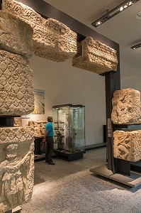 SALLE DE L'ORANGERIE, VESTIGE ARCHEOLOGIQUE, MUSEE CARNAVALET, HOTEL LE PELETIER DE SAINT FARGEAU, 3EME ARRONDISSEMENT, PARIS (75), ILE-DE-FRANCE, FRANCE 