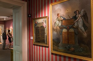LA DECLARATION DES DROITS DE L'HOMME ET DU CITOYEN PAR JEAN-JACQUES-FRANCOIS LE BARBIER, DON DE GEORGES CLEMENCEAU, MUSEE CARNAVALET, HOTEL LE PELETIER DE SAINT FARGEAU, 3EME ARRONDISSEMENT, PARIS (75), ILE-DE-FRANCE, FRANCE 