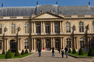 L'HOTEL DE SOUBISE EST LE SIEGE DES ARCHIVES NATIONALES, 3EME ARRONDISSEMENT, PARIS (75), ILE-DE-FRANCE, FRANCE 