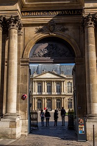 HOTEL DE SOUBISE, ARCHIVES NATIONALES, 3EME ARRONDISSEMENT, PARIS (75), ILE-DE-FRANCE, FRANCE 