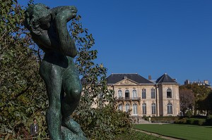 JARDINS DU MUSEE, CREE EN 1916 A L'INITIATIVE D'AUGUSTE RODIN, LE MUSEE RODIN EST SITUE A L'HOTEL BIRON, HOTEL PARTICULIER DU 18 EME SIECLE, 7 EME ARRONDISSEMENT, PARIS (75), ILE-DE-FRANCE, FRANCE 