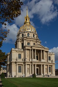 HOTEL NATIONAL DES INVALIDES, FONDE PAR LOUIS XIV EN 1670 POUR ACCUEILLIR LES SOLDATS INVALIDES, PARIS (75), ILE-DE-FRANCE, FRANCE 