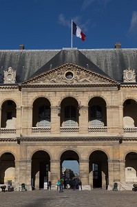 HOTEL NATIONAL DES INVALIDES, FONDE PAR LOUIS XIV EN 1670 POUR ACCUEILLIR LES SOLDATS INVALIDES, PARIS (75), ILE-DE-FRANCE, FRANCE 