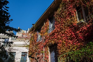 QUARTIER PAVILLONNAIRE, QUARTIER DES PEUPLIERS, 13 EME ARRONDISSEMENT, PARIS (75), ILE-DE-FRANCE, FRANCE 
