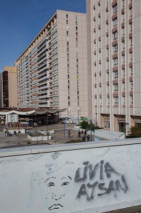 DALLE DES OLYMPIADES, CHINATOWN, QUARTIER CHINOIS, 13 EME ARRONDISSEMENT, PARIS (75), ILE-DE-FRANCE, FRANCE 