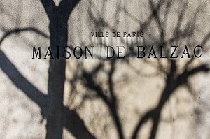 MAISON DE BALZAC, MUSEE SITUE DANS L'ANCIEN DOMICILE DE L'ECRIVAIN, 16 EME ARRONDISSEMENT, PARIS (75), ILE-DE-FRANCE, FRANCE 