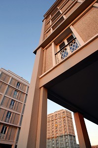 IMMEUBLES D'HABITATION, ARCHITECTURE D'AUGUSTE PERRET CLASSEE AU PATRIMOINE MONDIAL DE L'UNESCO, LE HAVRE, SEINE-MARITIME (76), NORMANDIE, FRANCE 