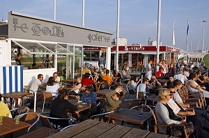 BAR DE PLAGE 'LE COIN GALERIE', LE HAVRE, SEINE-MARITIME (76), NORMANDIE, FRANCE 