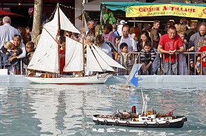 NAVIGATION DE REPLIQUE DE BATEAUX, FETE DE LA MER, LE HAVRE, SEINE-MARITIME (76), SEINE-MARITIME (76), NORMANDIE, FRANCE 