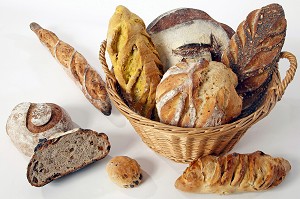 PANIERE DE PAINS, BOULANGERIE 'PLACE DES PAINS', LE HAVRE, SEINE-MARITIME (76), NORMANDIE, FRANCE