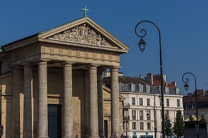 EGLISE SAINT-GERMAIN, ELEVEE AU 19 EME SIECLE DANS UN STYLE NEOCLASSIQUE INSPIRE DES BASILIQUES PALEOCHRETIENNES, SAINT-GERMAIN-EN-LAYE, YVELINES (78), FRANCE 