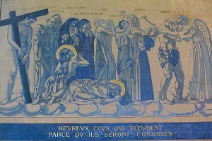 CHAPELLE RESTAUREE ET DECOREE PAR MAURICE DENIS EN 1922, MAISON ATELIER DU PEINTRE FRANCAIS, MUSEE DEPARTEMENTAL MAURICE DENIS, SAINT-GERMAIN-EN-LAYE, YVELINES (78), FRANCE MENTION OBLIGATOIRE ' MUSEE DEPARTEMENTAL MAURICE DENIS / CG78' 