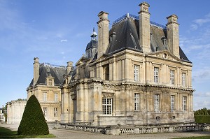 CHATEAU DE MAISONS-LAFFITTE, EDIFICE BATI AU 17 EME SIECLE PAR FRANCOIS MANSART DANS UN STYLE CLASSIQUE, MAISONS-LAFFITTE, YVELINES (78), FRANCE 
