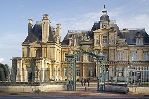 CHATEAU DE MAISONS-LAFFITTE, EDIFICE BATI AU 17 EME SIECLE PAR FRANCOIS MANSART DANS UN STYLE CLASSIQUE, MAISONS-LAFFITTE, YVELINES (78), FRANCE 