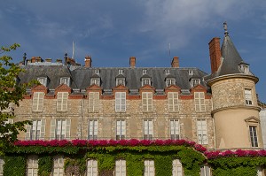 CHATEAU DE RAMBOUILLET, ANCIENNE RESIDENCE ROYALE, AUJOURD'HUI PROPRIETE DE L'ETAT FRANCAIS ET RESIDENCE PRESIDENTIELLE, RAMBOUILLET, YVELINES (78), ILE-DE-FRANCE, FRANCE 