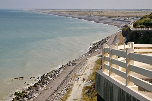 VUE SUR LA BAIE, AULT, SOMME (80), PICARDIE, FRANCE 