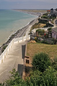 VUE SUR LA BAIE, AULT, SOMME (80), PICARDIE, FRANCE 