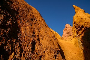 COLORADO PROVENCAL, OCRES AUX COULEURS MULTIPLES DE RUSTREL, VAUCLUSE (84), FRANCE 