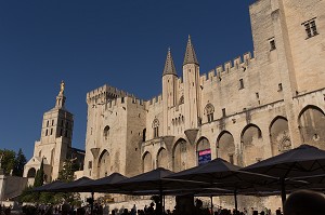 PALAIS DES PAPES, VILLE D'AVIGNON APPELEE CITE DES PAPES, VAUCLUSE (84), FRANCE 