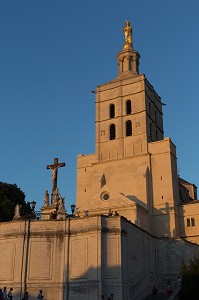 CATHEDRALE NOTRE DAME DES DOMS D'AVIGNON, VILLE D'AVIGNON APPELEE CITE DES PAPES, VAUCLUSE (84), FRANCE 