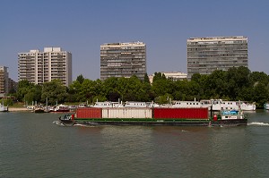 BERGES DE LA SEINE, PRESSE BLISS, GENNEVILLIERS, HAUTS-DE-SEINE (92), ILE-DE-FRANCE, FRANCE 