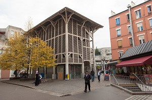 MAISON DES ARBALETRIERS, SECHOIR CONSTRUIT AU 18 EME SIECLE, VESTIGE DE LA MANUFACTURE DES TOILES IMPRIMEES (INDIENNES), SAINT-DENIS, SEINE-SAINT-DENIS (93), FRANCE 