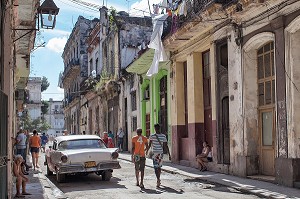 SCENE DE RUE, VIE QUOTIDIENNE, LA HAVANE, CUBA, CARAIBES 