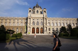 KUNSTHISTORISCHES MUSEUM, MUSEE DE L'HISTOIRE DE L'ART, MUSEES D'ART ANCIEN, ABRITE LES COLLECTIONS DE LA DYNASTIE DES HABSBOURGS, VIENNE, AUTRICHE 