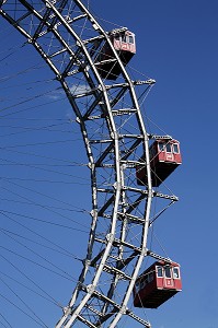 GRANDE ROUE, PRATER, PARC D'ATTRACTIONS PERMANENT, VIENNE, AUTRICHE 
