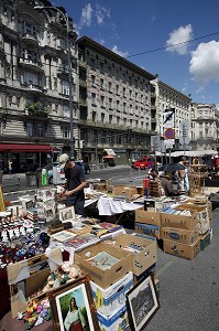 NASCHMARKT, MARCHE AU PUCE DU SAMEDI, VIENNE, AUTRICHE 