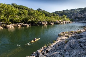 RESERVE NATURELLE DES GORGES DE L'ARDECHE, ARDECHE (07), RHONE ALPES, FRANCE 