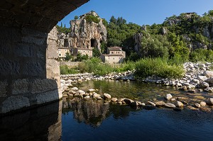 RESERVE NATURELLE DES GORGES DE L'ARDECHE, ARDECHE (07), RHONE ALPES, FRANCE 