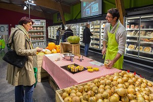 BIENVENUE A LA FERME, PRODUITS FERMIERS ET ARTISANAUX, CAEN, (14) CALVADOS, BASSE NORMANDIE, FRANCE 