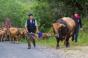 FETE DE LA TRANSHUMANCE, LOZERE (48), FRANCE 