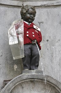 MANNEKEN PIS, BRUXELLES, BELGIQUE 