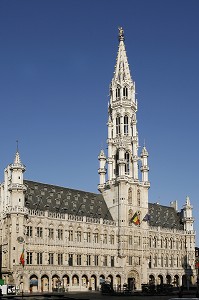 HOTEL DE VILLE, GRAND PLACE, BRUXELLES, BELGIQUE 
