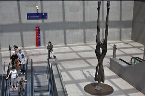STATION DE S BAHN, POTSDAMER PLATZ, BERLIN, ALLEMAGNE 