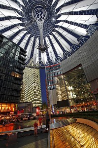 SONY PLAZA, SONY CENTER, POTSDAMER PLATZ, BERLIN, ALLEMAGNE 