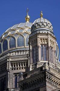 NEUE SYNAGOGE EDIFIEE EN 1866 PAR EDOUARD KNOBLAUCH, BERLIN, ALLEMAGNE 