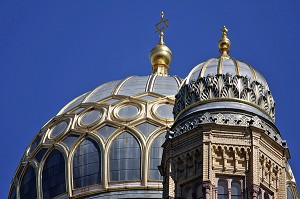 NEUE SYNAGOGE EDIFIEE EN 1866 PAR EDOUARD KNOBLAUCH, BERLIN, ALLEMAGNE 