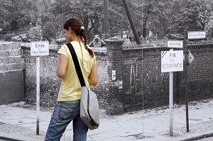 MEMORIAL DU MUR DE BERLIN, LIEU DE MEMOIRE DU MUR DE BERLIN, BERLINER MAUER, BERNAUER STRASSE, BERLIN, ALLEMAGNE 