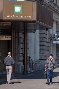 ILLUSTRATION SUISSE, PARADIS FISCAL, ZURICH, SUISSE 