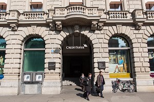 ILLUSTRATION SUISSE, PARADIS FISCAL, ZURICH, SUISSE 