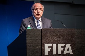 JOSEPH SEP BLATTER, PRESIDENT DE LA FIFA 