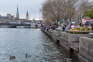 VILLE DE ZURICH, CANTON DE ZURICH, SUISSE 