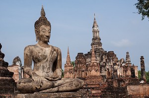 PARC HISTORIQUE DE SUKHOTHAI, THAILANDE, ASIE 